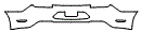 Rear Bumper Kit pattern for the 2020 Ford Mustang