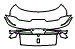 Trunk Lid Kit pattern for the 2020 Ford Mustang