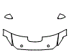 Hood, Fender and Mirror Kit pattern for the 2020 Ford Mustang