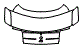 Trunk Lid Kit pattern for the 2020 Ford Mustang