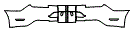 Rear Bumper Kit pattern for the 2020 Ford Mustang