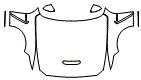 Full Hood, Fender and Mirror Kit pattern for the 2020 Ford Mustang
