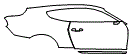 Door and Rear Fender Kit pattern for the 2020 Ford Mustang