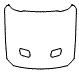 Full Hood Kit pattern for the 2018 Ford Mustang