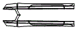 Rocker Panel Kit pattern for the 2021 Ford Mustang