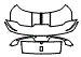 Trunk Lid Kit pattern for the 2020 Ford Mustang