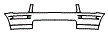 Bumper Kit pattern for the 2008 Ford Mustang