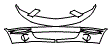 Bumper Kit pattern for the 2008 Ford Mustang