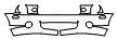 Bumper Kit pattern for the 2008 Ford Mustang