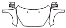 Full Hood, Fender and Mirror Kit pattern for the 2018 Ford Focus