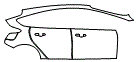 Door and Rear Fender Kit pattern for the 2018 Ford Focus