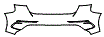 Rear Bumper Kit pattern for the 2018 Ford Focus