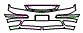 Grille and Bumper Kit pattern for the 2005 Ford Focus