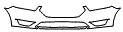 Bumper and Luggage Area Kit pattern for the 2019 Ford Taurus