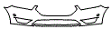 Bumper and Luggage Area Kit pattern for the 2019 Ford Taurus
