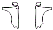 Full Fender and Mirror Kit pattern for the 2008 Ford Escape