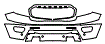 Bumper Kit pattern for the 2019 Ford Ranger