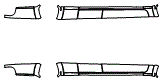 Rocker Panel Kit pattern for the 2019 Ford Ranger