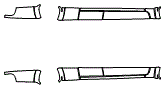 Rocker Panel Kit pattern for the 2019 Ford Ranger
