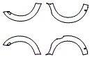 Fender Flare Kit pattern for the 2022 Ford Ranger