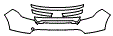 Grille and Bumper Kit pattern for the 2013 Ford Explorer