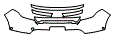 Grille and Bumper Kit pattern for the 2013 Ford Explorer