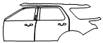 Fender and Door Kit pattern for the 2019 Ford Explorer