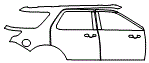 Fender and Door Kit pattern for the 2019 Ford Explorer