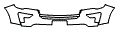Bumper Kit pattern for the 2019 Ford Explorer