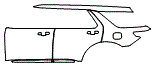 Door and Rear Fender Kit pattern for the 2027 Ford Explorer