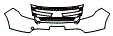 Grille and Bumper Kit pattern for the 2013 Ford Explorer