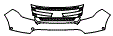 Grille and Bumper Kit pattern for the 2013 Ford Explorer