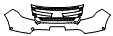 Grille and Bumper Kit pattern for the 2013 Ford Explorer
