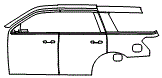 Door and Rear Fender Kit pattern for the 2023 Ford Expedition