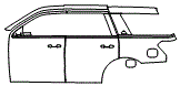 Door and Rear Fender Kit pattern for the 2023 Ford Expedition