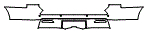 Rear Bumper Kit pattern for the 2023 Ford Expedition