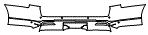Rear Bumper Kit pattern for the 2023 Ford Expedition