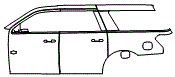 Door and Rear Fender Kit pattern for the 2023 Ford Expedition