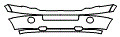 Lower Bumper and Upper Bumper Kit pattern for the 2014 Ford Expedition