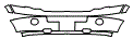 Lower Bumper and Upper Bumper Kit pattern for the 2014 Ford Expedition