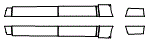 Rocker Panel Kit pattern for the 2008 Ford Pickup