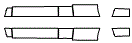 Rocker Panel Kit pattern for the 2008 Ford Pickup