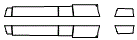 Rocker Panel Kit pattern for the 2008 Ford Pickup