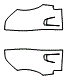 Rear Fender Kit pattern for the 2005 Ford GT