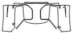 Door and Roof Kit pattern for the 2005 Ford GT