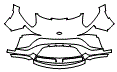 Bumper Kit pattern for the 2022 Ford GT