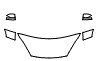 Hood, Fender and Mirror Kit pattern for the 2019 Ford Fiesta