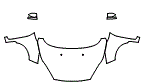 Full Hood, Fender and Mirror Kit pattern for the 2019 Ford Fiesta