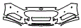 Bumper Kit pattern for the 2013 Ford Fusion