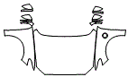 Full Hood, Fender and Mirror Kit pattern for the 2021 Ford Fusion